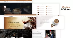 Coffee Makers - Coffee Shop Responsive HTML Template