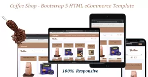 Coffee Shop - Bootstrap eCommerce Template - TemplateMonster