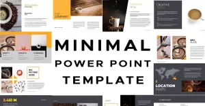 Coffee Shop Business - Power Point Template - TemplateMonster