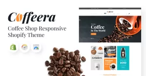 Coffee Shop Responsive Shopify Theme - TemplateMonster