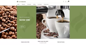 CofiBeans - AMP Coffee Shop Magento Theme - TemplateMonster