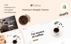 Cofine - The Coffee & Tea Responsive Shopify-thema