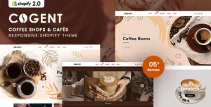 Cogent - Coffee Shops & Cafés Responsive Shopify Theme