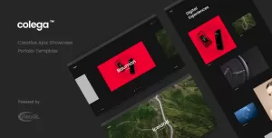 Colega - Creative Ajax Portfolio Showcase Slider Template