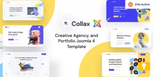 Collax - Creative Agency And Portfolio Joomla 4 Template