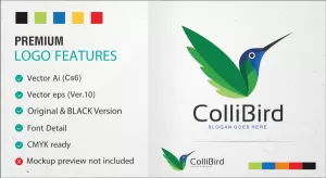 Colli - Bird Logo - Logos & Graphics