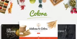Colora - Organic Food Shop HTML Template