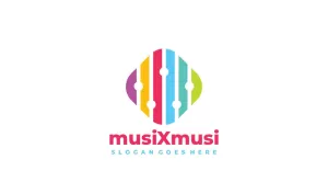 Colorful Music Logo Template