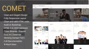 Comet - Multipurpose OnePage & Multi Page Template - Themes ...