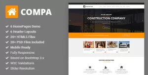 Compa - Construction & Building Company HTML5 Template