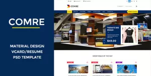Comre - Coupon & Offers PSD Template