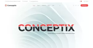 Conceptix - Art Studio WordPress Theme - TemplateMonster