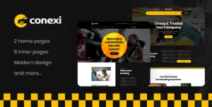Conexi - Online Taxi Booking Service HTML Template