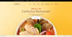 Confucius - Responsivt WordPress-tema för kinesisk restaurang