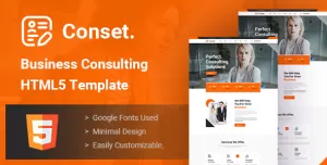 Conset - Business Consulting XD Template