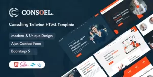 Consoel - Tailwind CSS Consulting  Business HTML5 Template