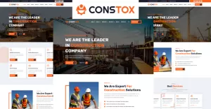 Constox - Construction HTML5 Template - TemplateMonster