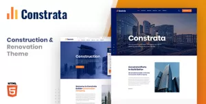 Constrata - Construction & Renovation HTML Template