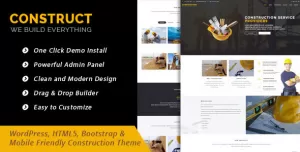 Construct - WordPress Theme for Construction Business