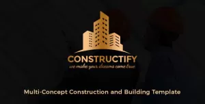 Constructify -  Industry and Construction Template