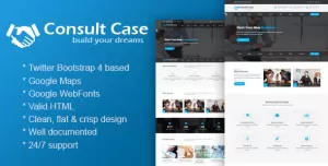 Consult Case - A Consultancy Service & Consulting Business Template
