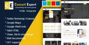 Consult Experts - Business Consulting and Professional Services HTML Template