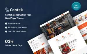 Contek - Construction Plan WordPress Theme - TemplateMonster