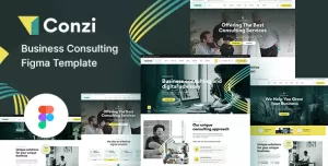 Conzi - Business Consulting Figma Template