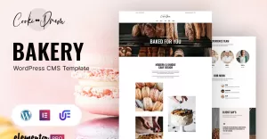 Cooki Drem - Bakery and Receipts WordPress Theme
