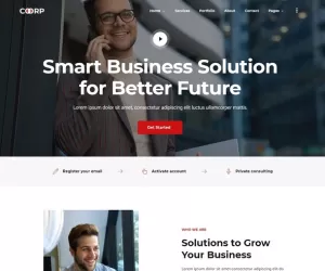 Coorp - Multi-purpose Business Solutions Elementor Template Kit