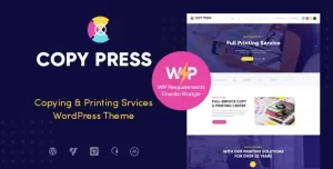 CopyPress  Type Design & Printing Services WordPress Theme
