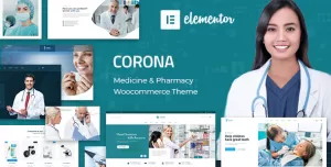 Corona  Medical Pharmacy WooCommerce WordPress Theme