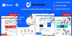 Coronia - Covid 19 & Medical  WordPress Themes