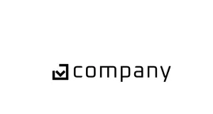 Corporate Tech Modern Check Logo