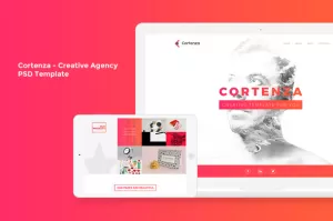 Cortenza - Creative Agency PSD Template