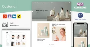 Cosiana - Cosmetics Ecommerce WordPress Theme
