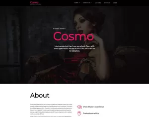 Cosmo - Model Agency WordPress Theme - TemplateMonster