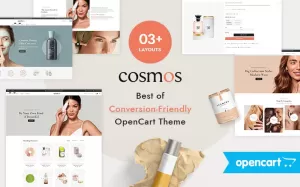 Cosmos - Cosmetics, Spa, Skincare & Beauty OpenCart Theme.