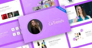 CoTrends Fashion Creative Keynote Template - TemplateMonster