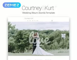 Courtney & Kurt - Wedding AlbumCreative Joomla Template