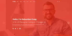 Craig - Creative Services  Portfolio  Personal Landing Page