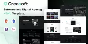 Creasoft - Software and Digital Agency HTML Template