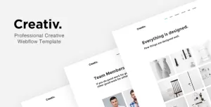 Creativ - Professional Creative Webflow Template