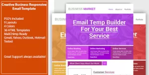 Creative Business Email Template - Responsive