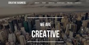 Creative Business - One Page Parallax Template