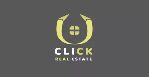 Creative Click Real Estate Logo Design Template