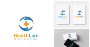 Creative Colorful Health Care Logo Template - TemplateMonster
