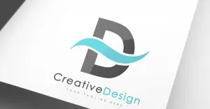 Creative D Letter Logo Design