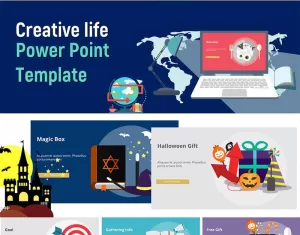 Creative Life - Infographic PowerPoint template