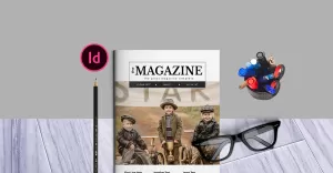 Creative Magazine Template New Design - TemplateMonster